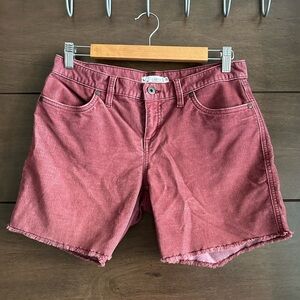 Carve Designs Oahu 6” Burgundy Corduroy Shorts 0